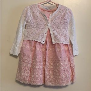 Ralph Lauren Dress, sweater and Gap tights